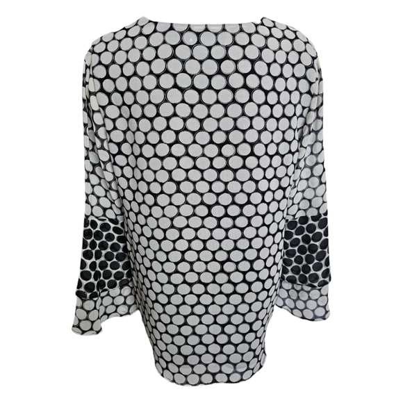 Calvin Klein tiered bell sleeve blouse. Small - Picture 3 of 6